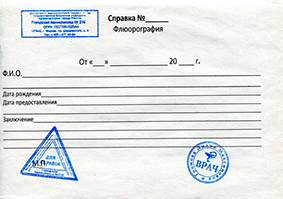 купить справку о флюорографии